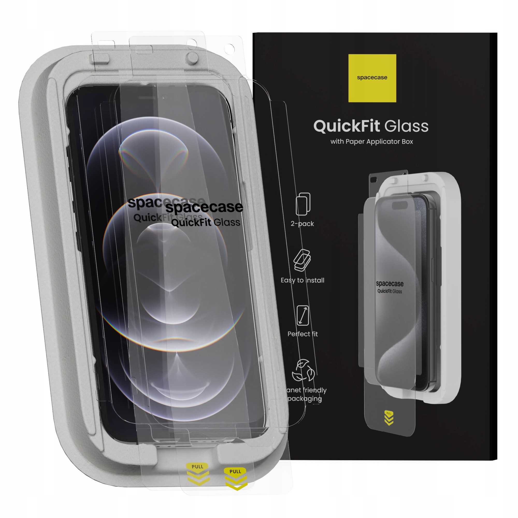 Spacecase QuickFit Glass iPhone 12 Pro Max