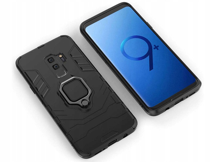 Spacecase X-Ring Galaxy S9+ Czarny
