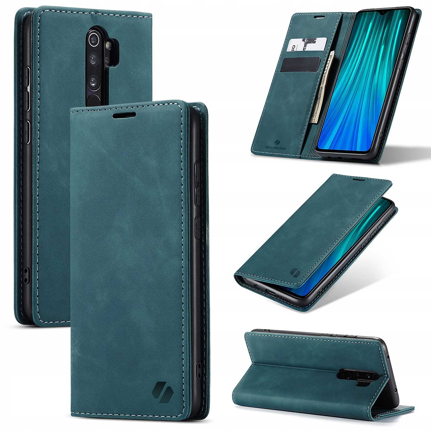 Spacecase Wallet Redmi Note 8 Pro Blue