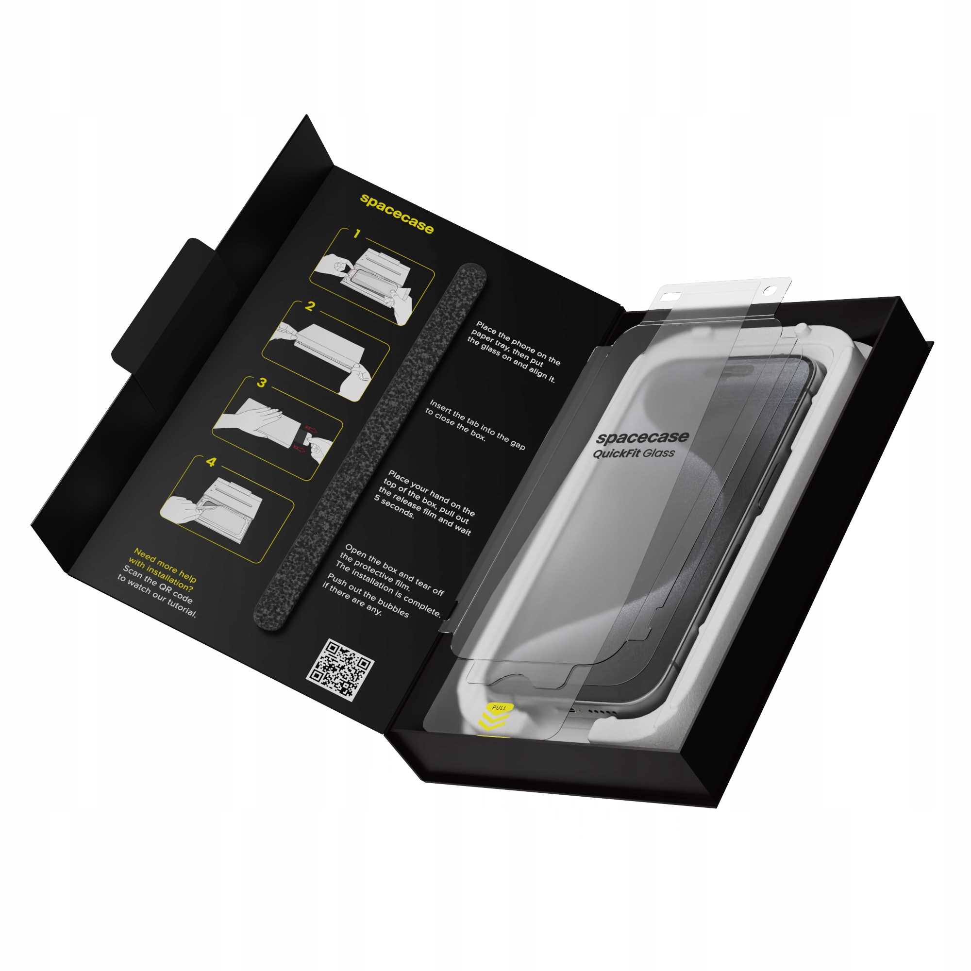 Spacecase QuickFit Glass IPhone 15 Pro