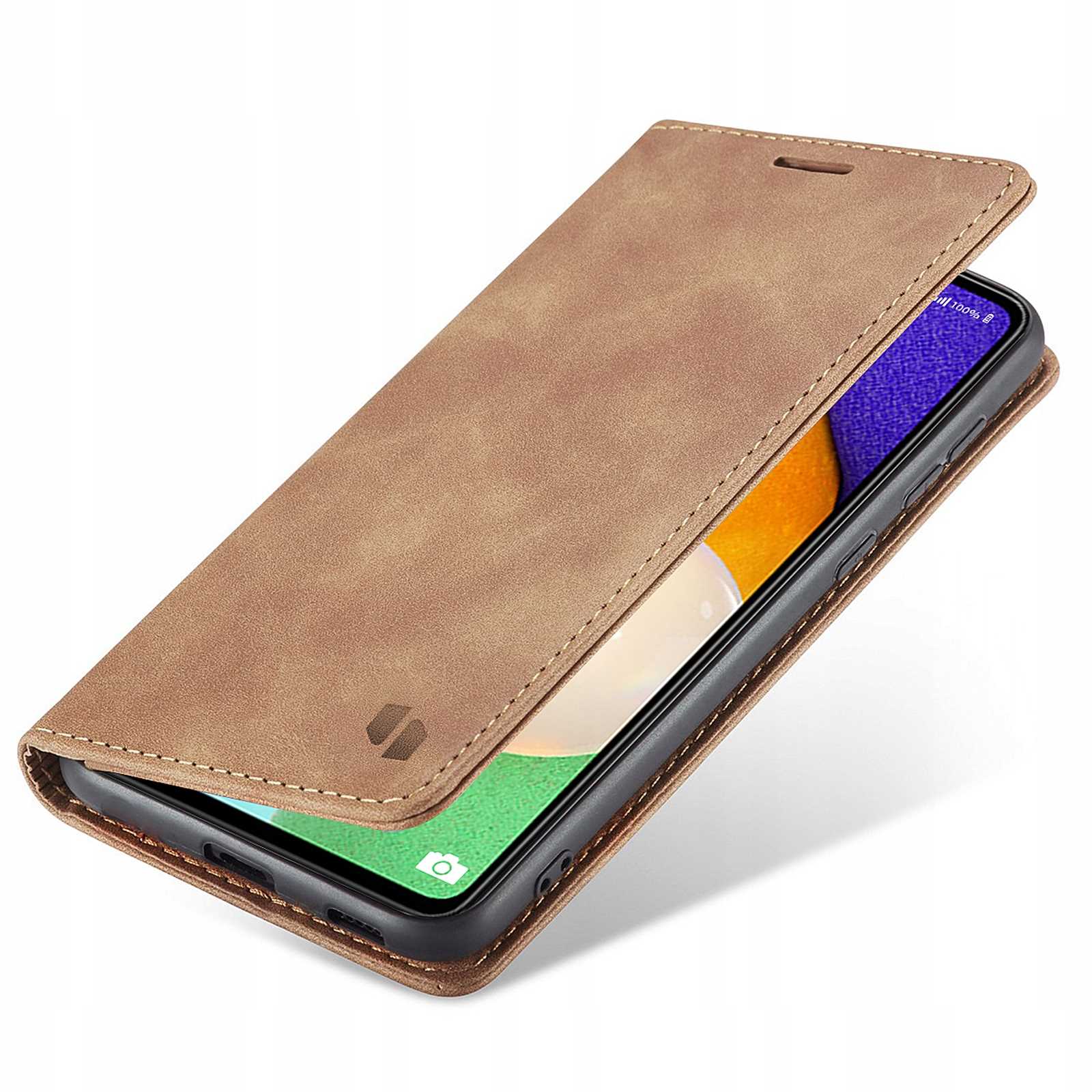 Spacecase Wallet Galaxy A53 light brown