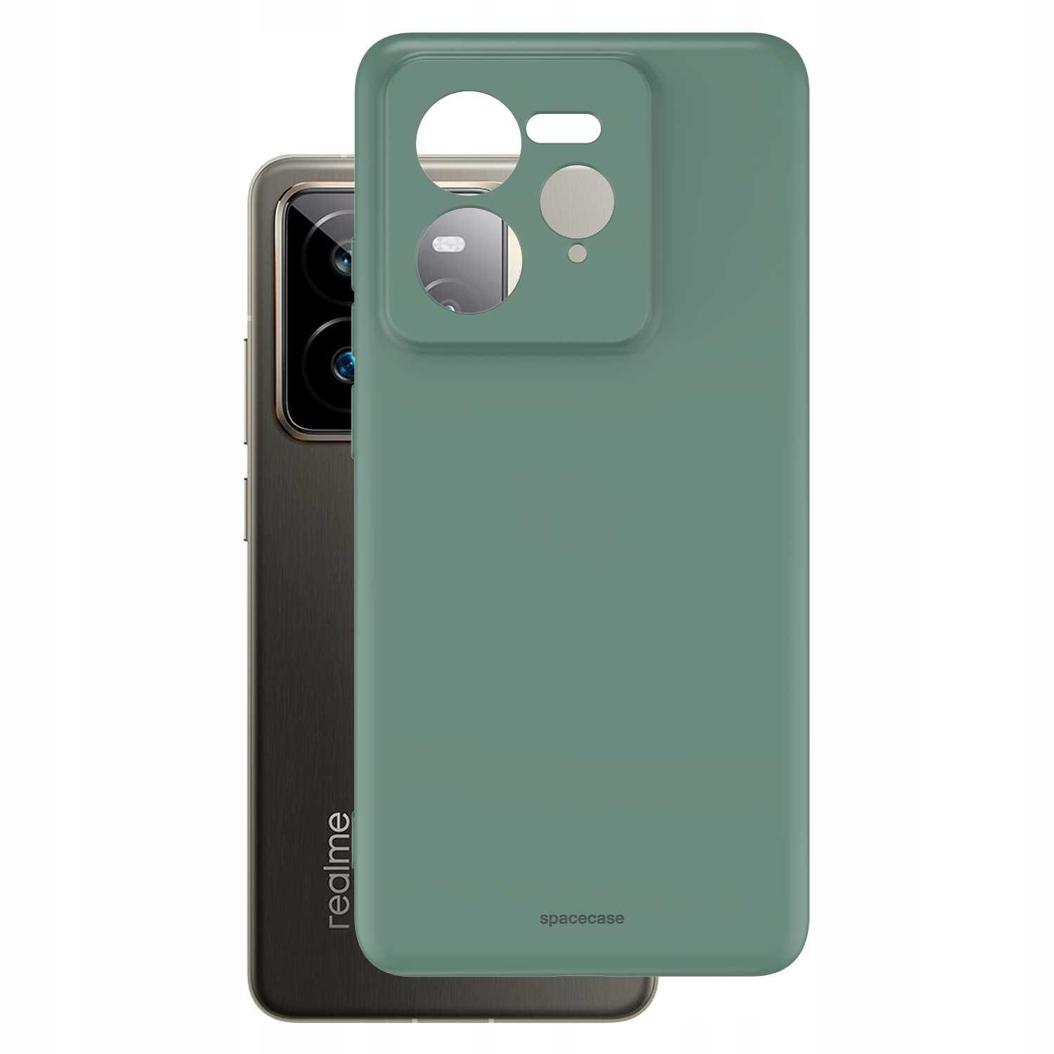 Spacecase Silicone Case 3.0 Realme Gt7 Pro Dark Green