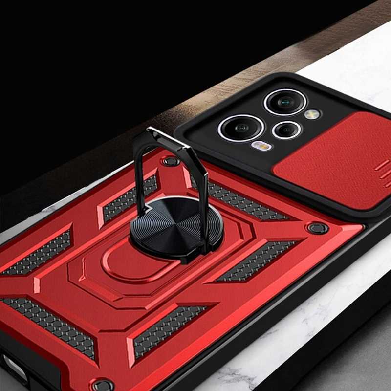 Spacecase Camring Poco X5 Pro/Note 12 Pro red