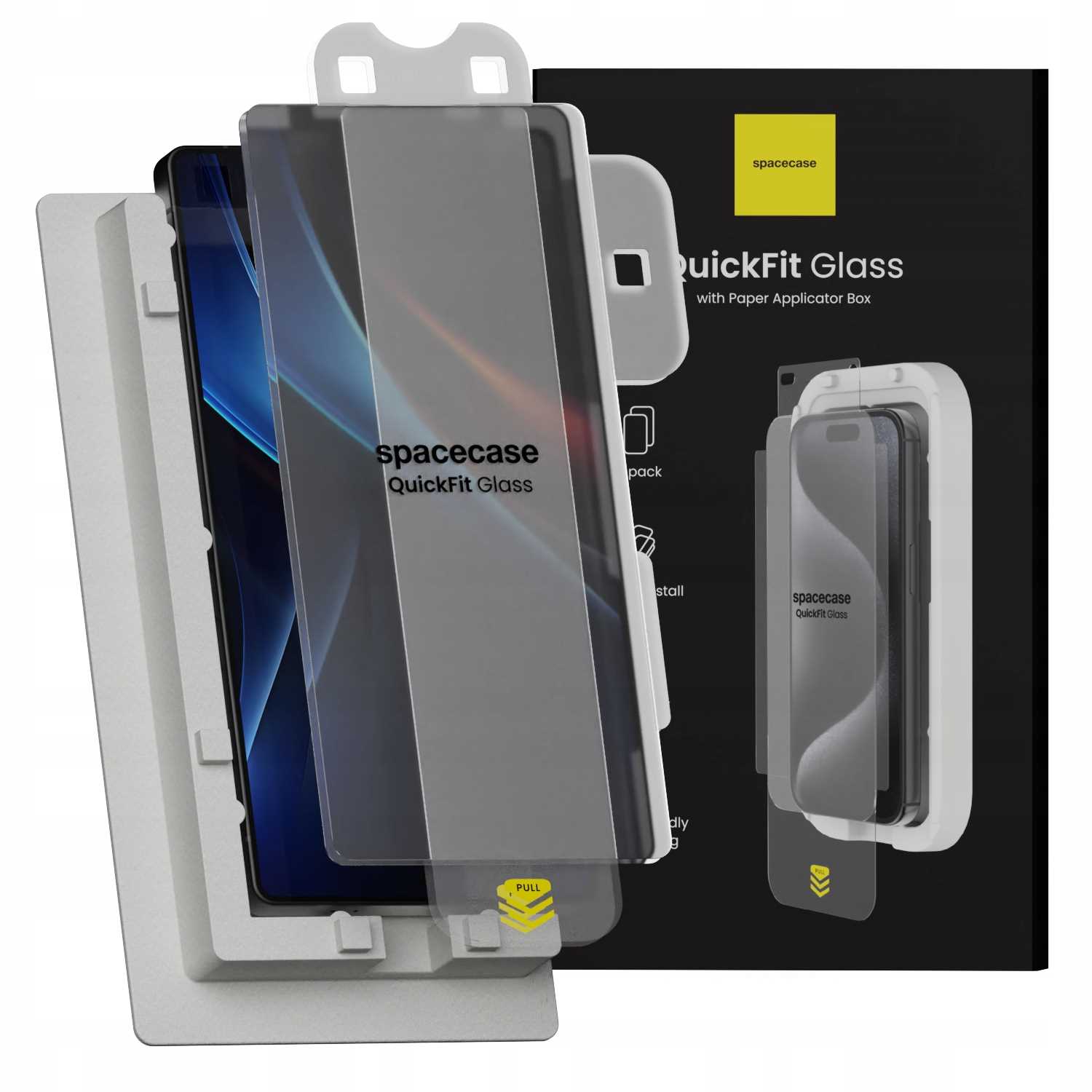 Spacecase QuickFit Glass Galaxy S25 Ultra