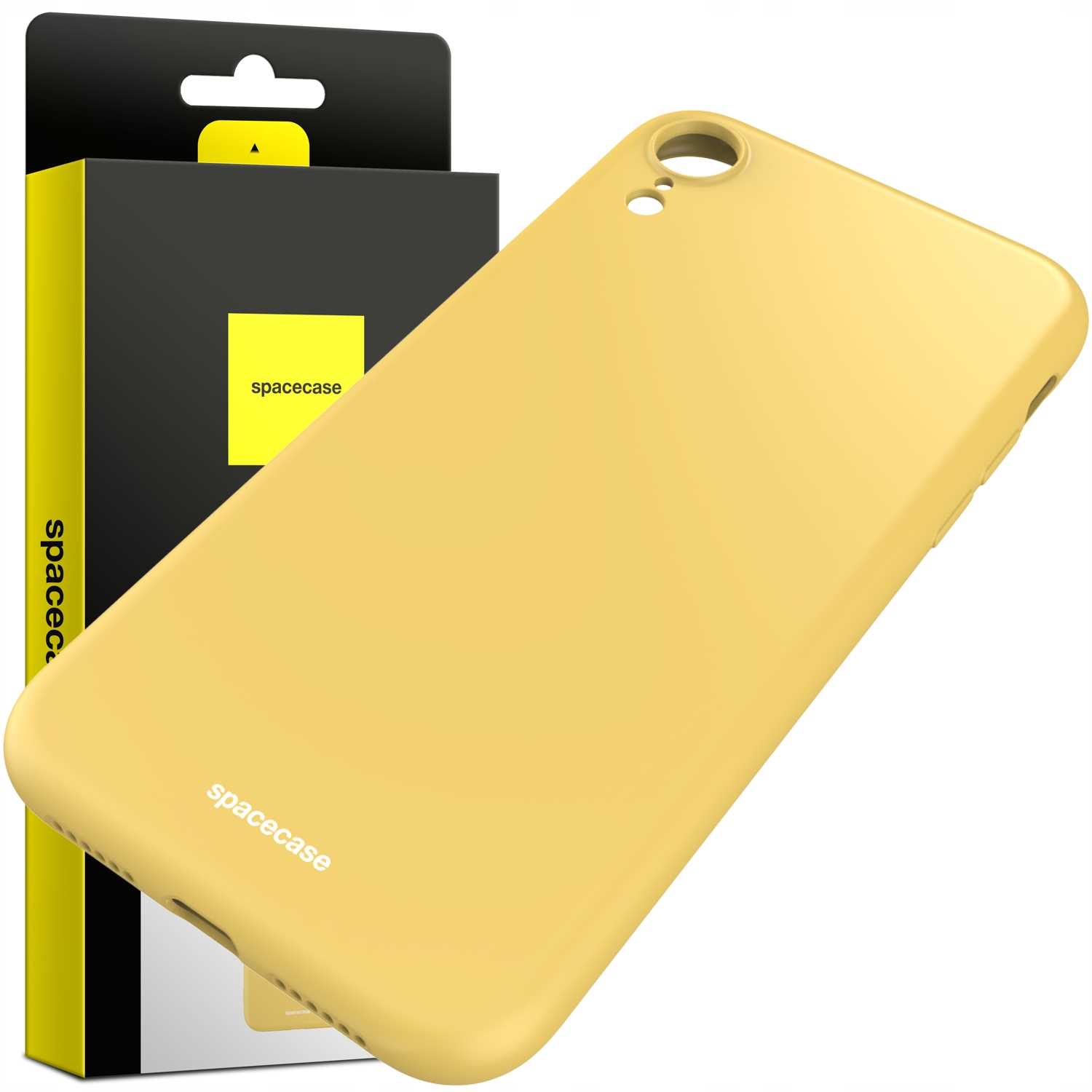 Spacecase Silicone Case iPhone Xr yellow