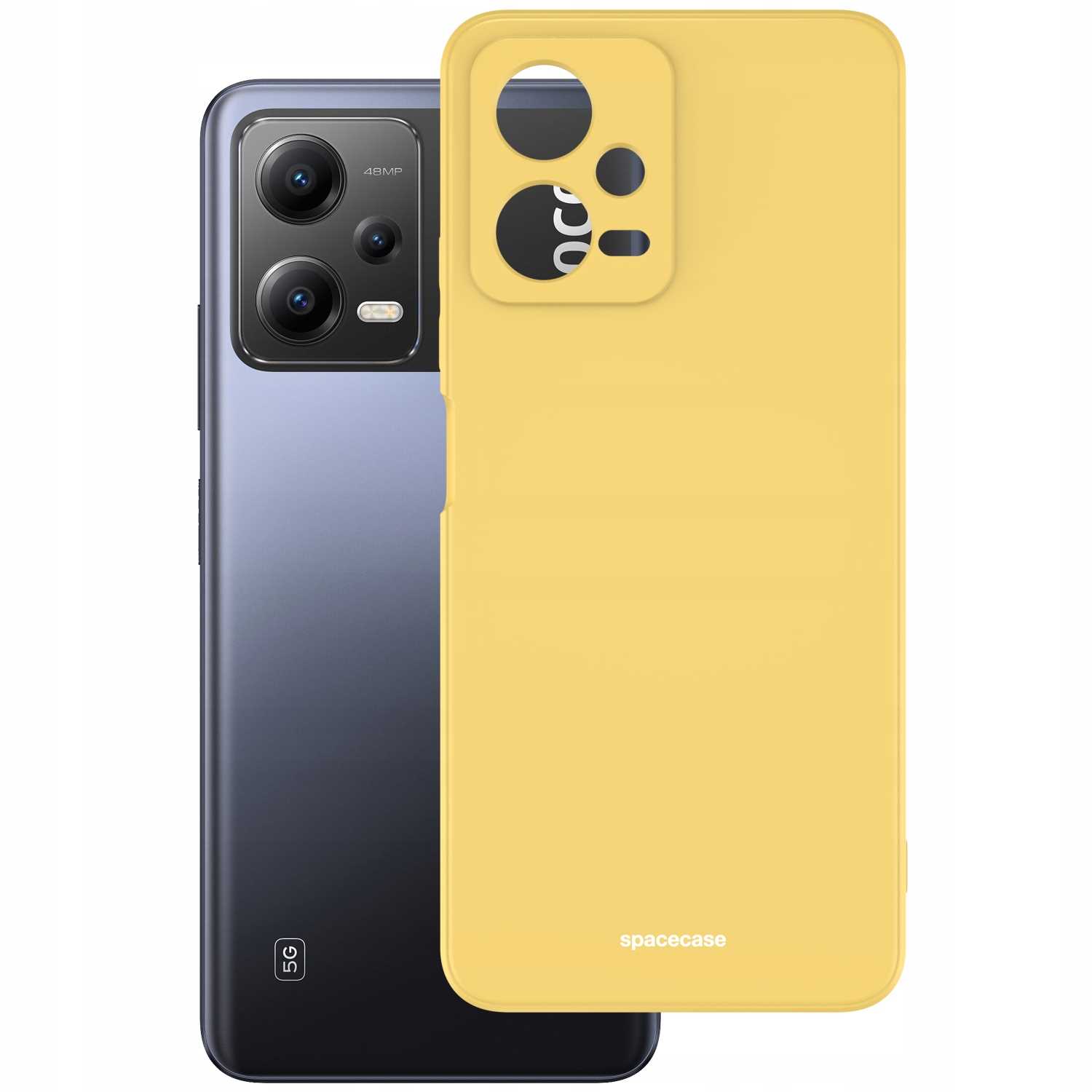 Spacecase Silicone Case Poco X5 5G/Redmi Note 12 5G Yello