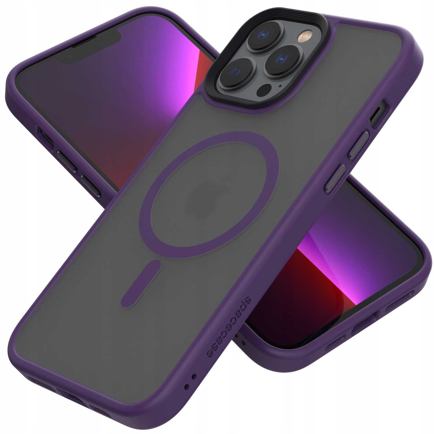 Spacecase Hybrid Mag iPhone 13 Pro Max purple