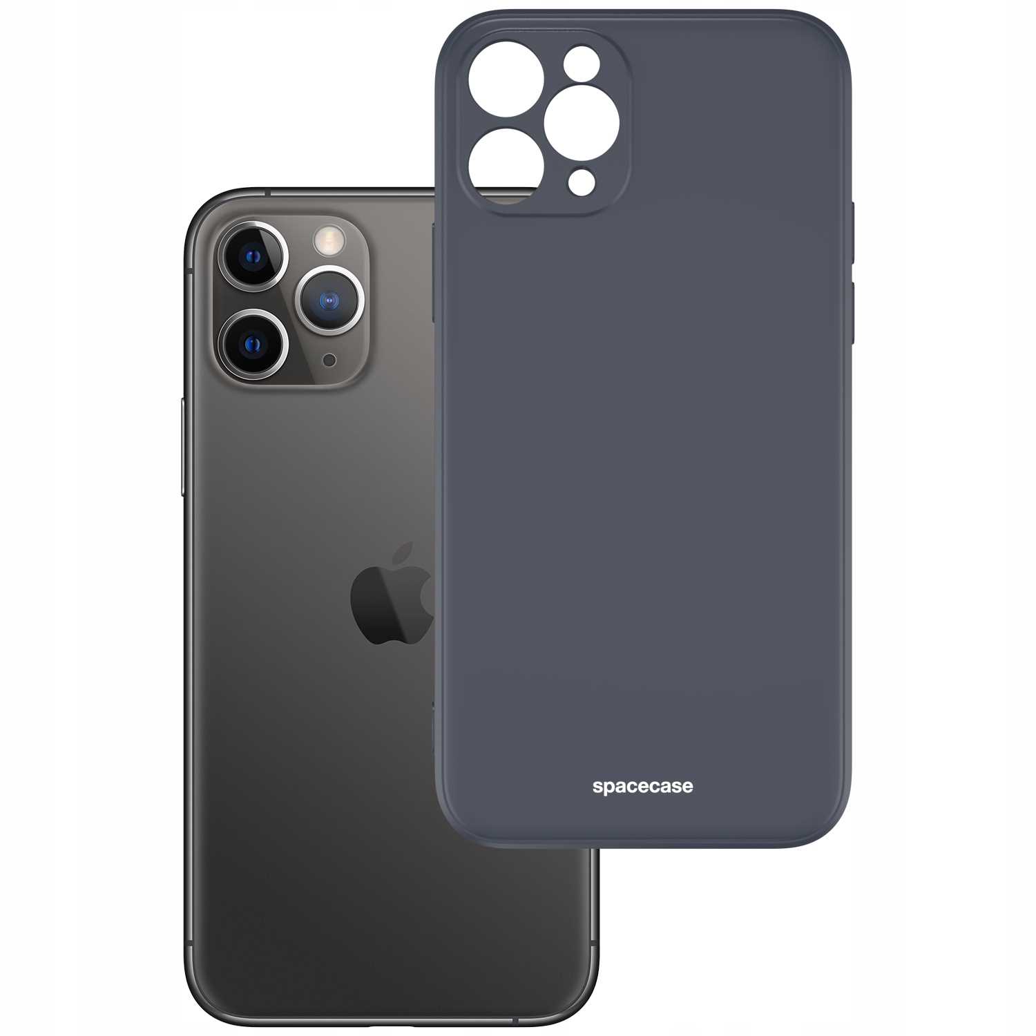 Spacecase Silicone Case iPhone 11 Pro Max black