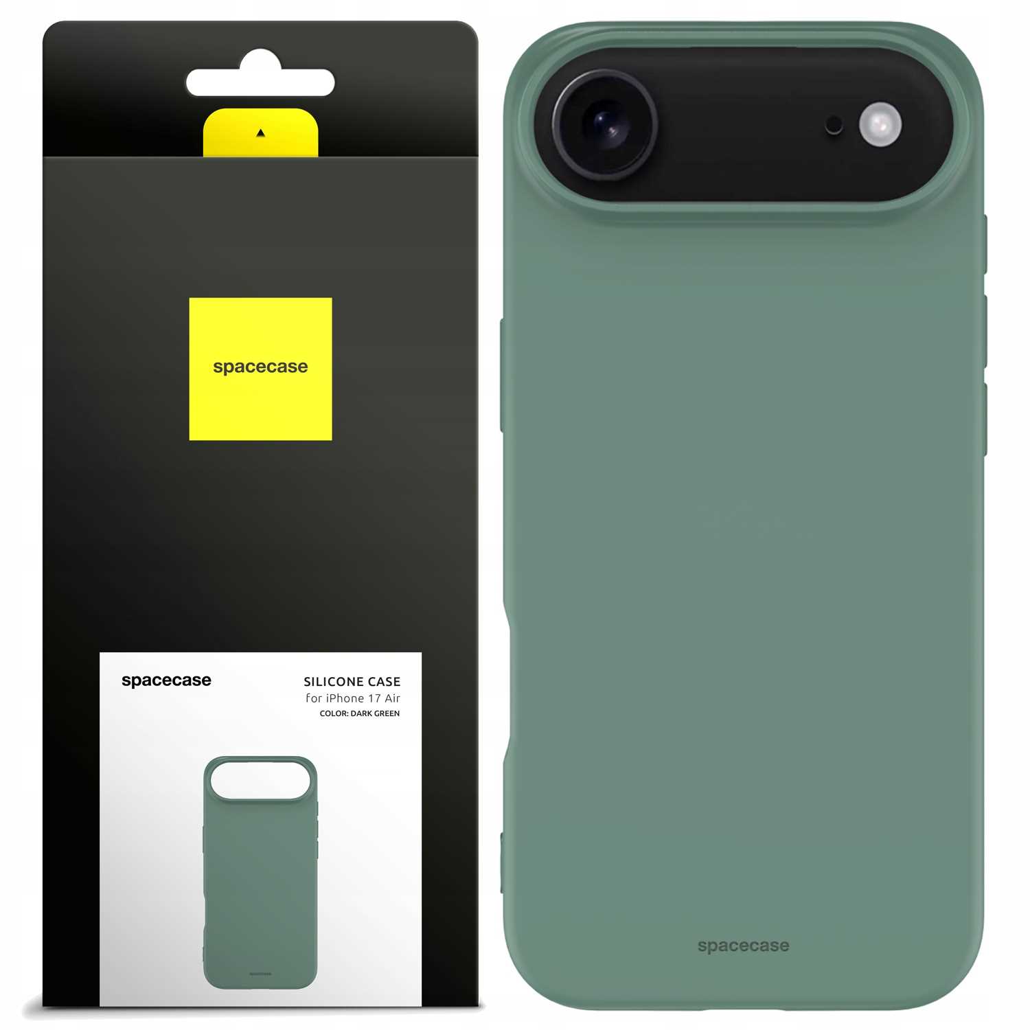 Spacecase Silicone Case 3.0 iPhone 17 Air dark green