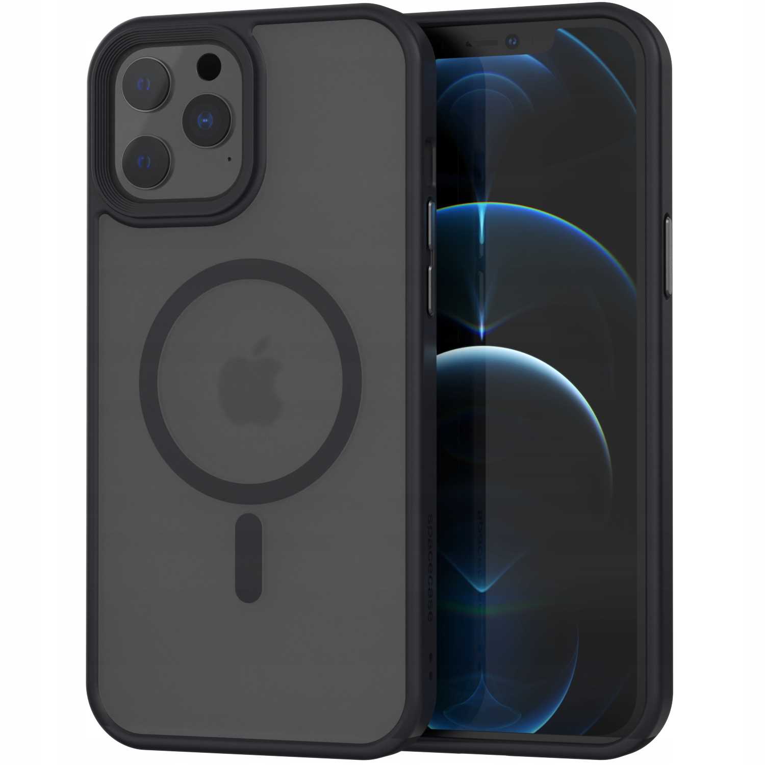 Spacecase Hybrid Mag Iphone 12 Pro Max Black