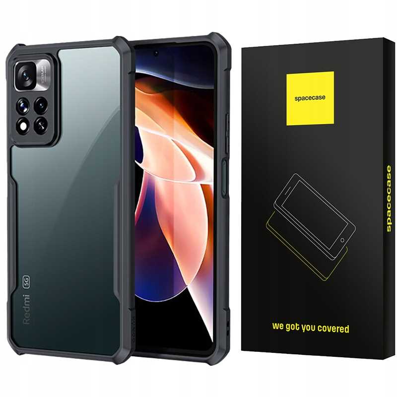 Spacecase Beetle Redmi Note 11 Pro+ czarny