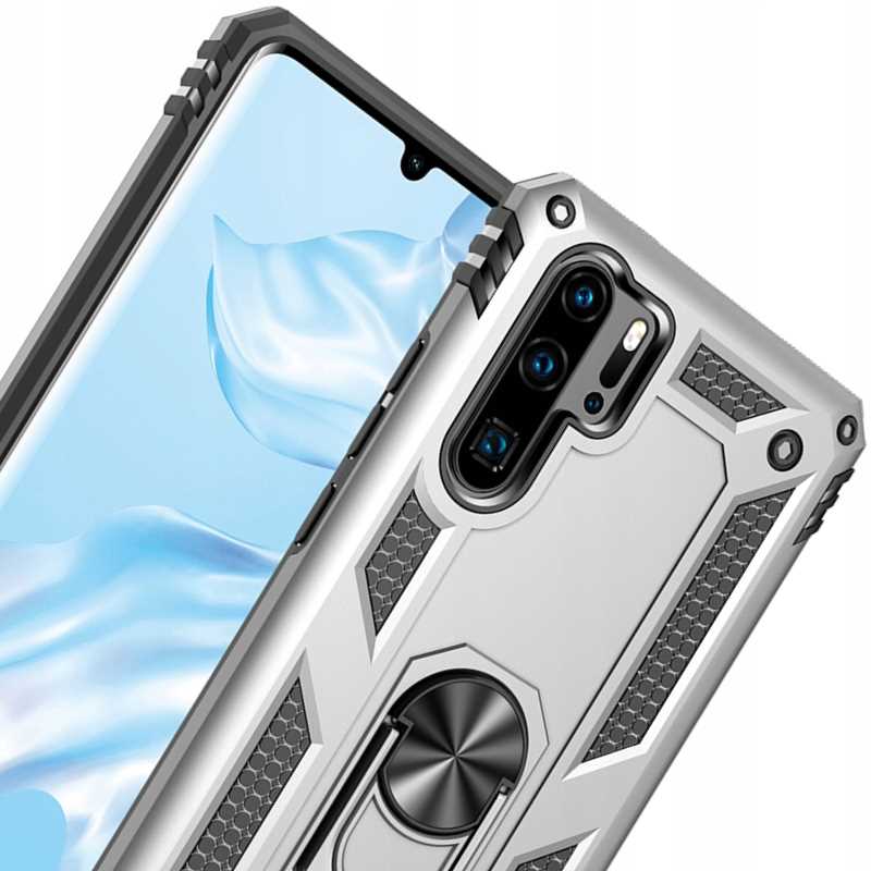 Spacecase Ring NX Huawei P30 Pro srebrny