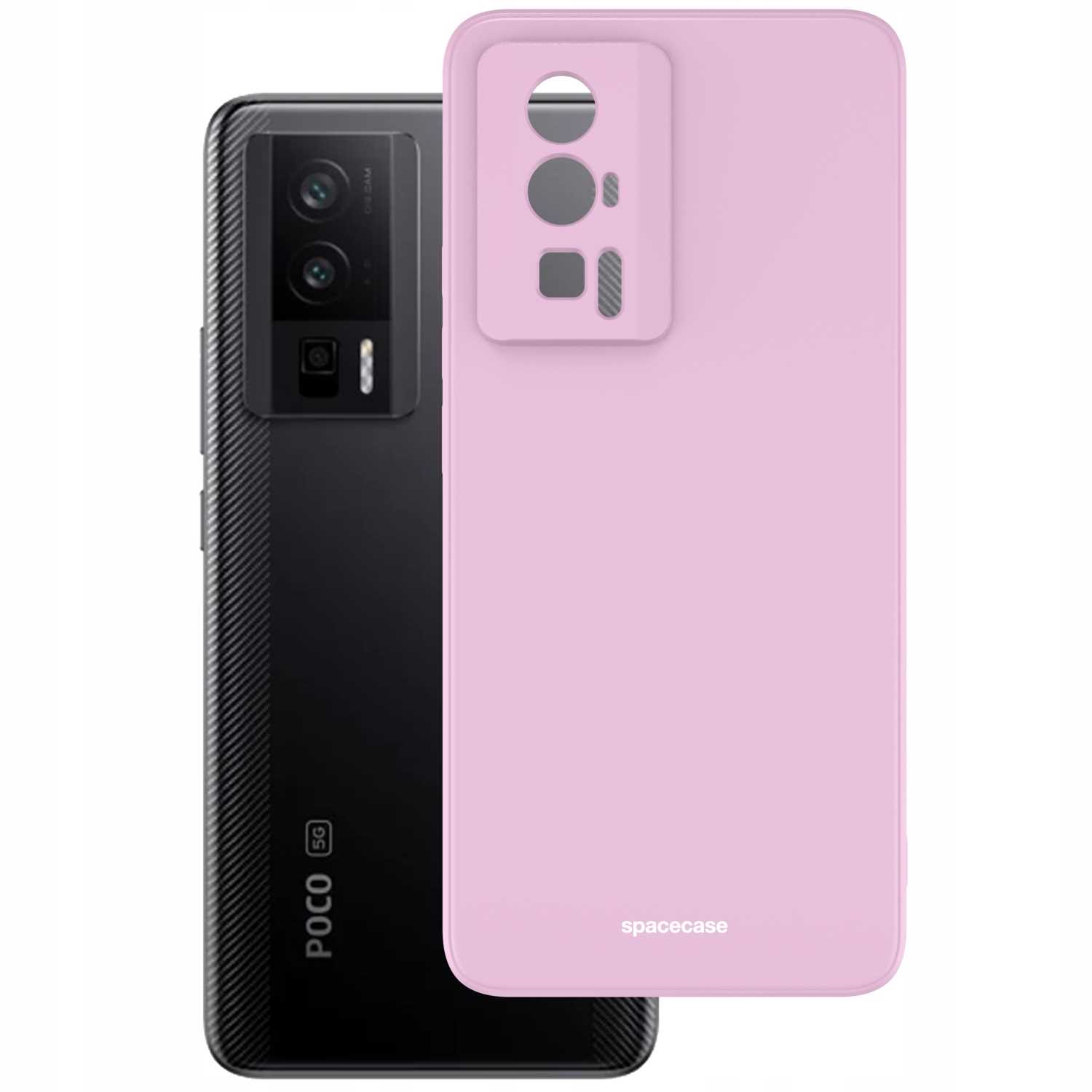 Spacecase Silicone Case Poco F5 Pro lilac