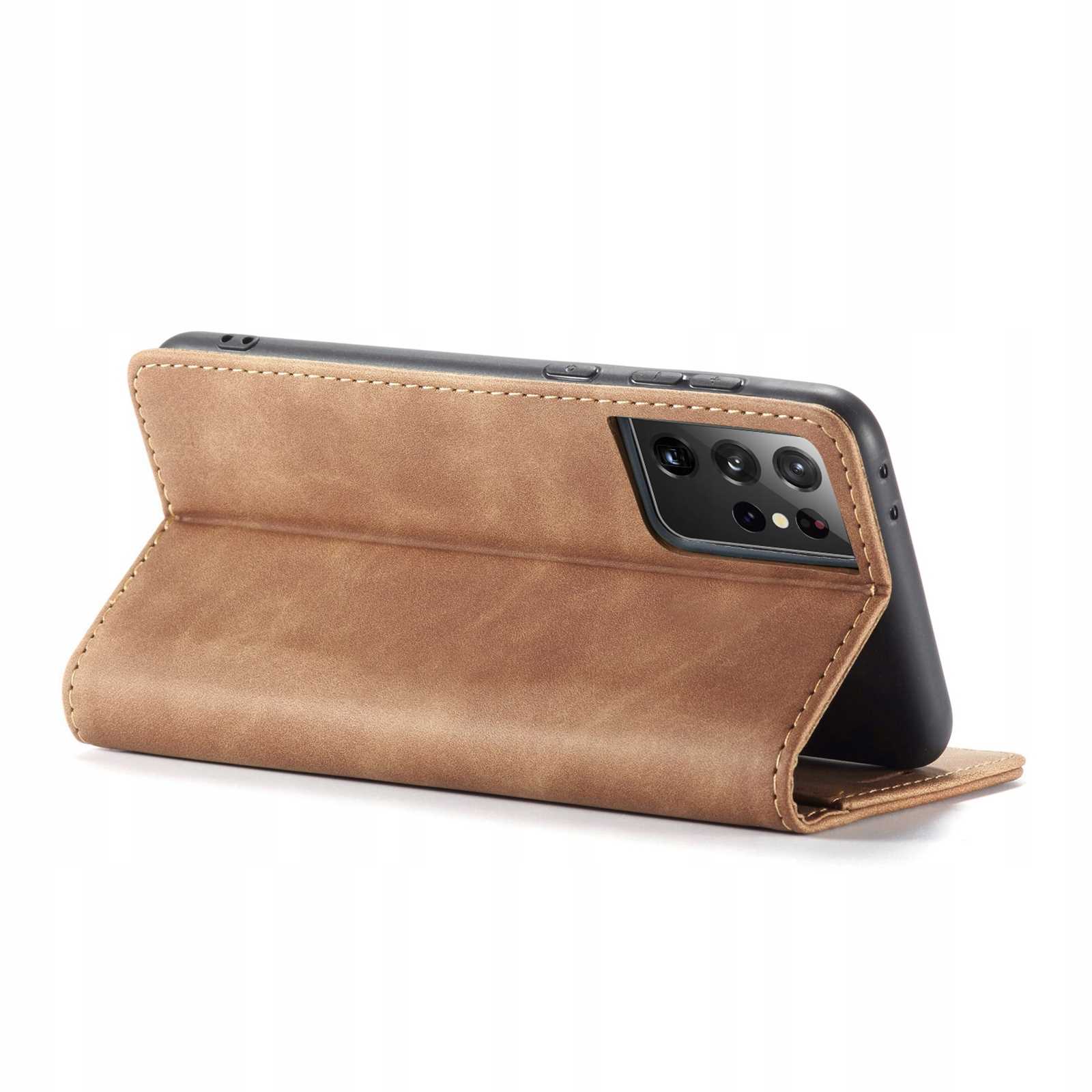 Spacecase Wallet Galaxy S21 Ultra light brown