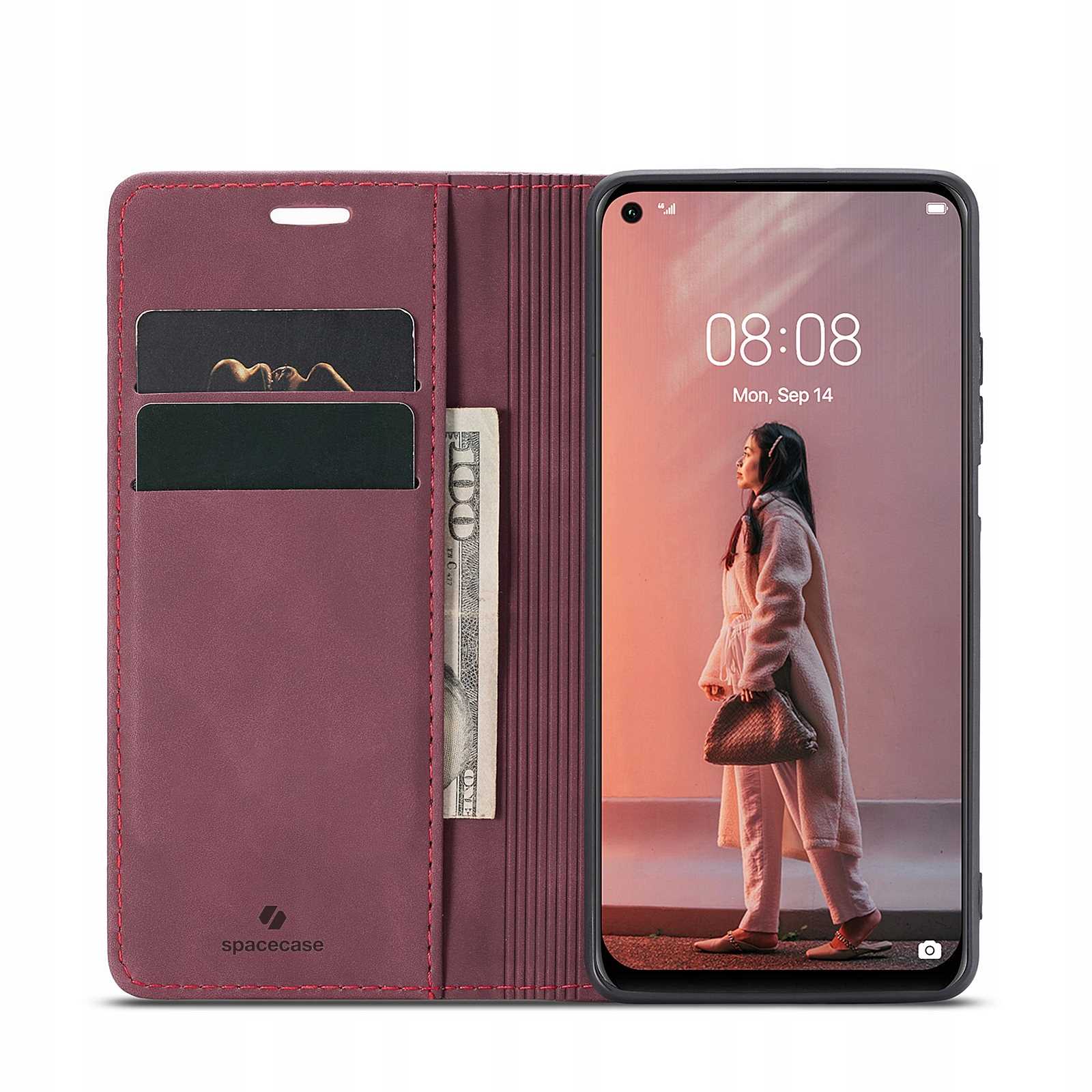 Spacecase Wallet Huawei P40 Lite Red