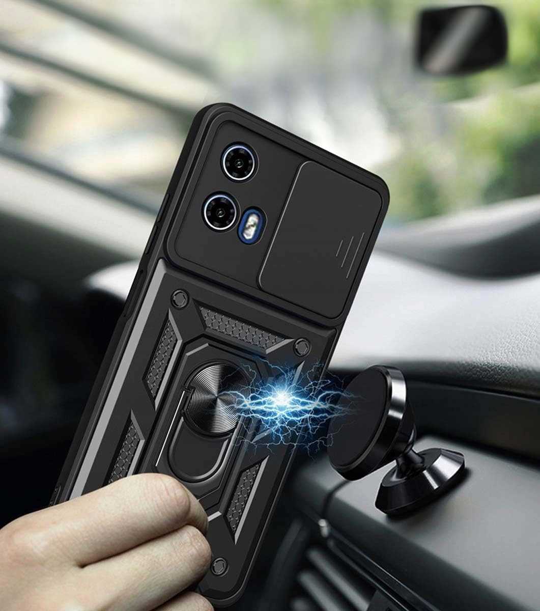 Spacecase Camring Motorola G04/G24/G24 Power Black