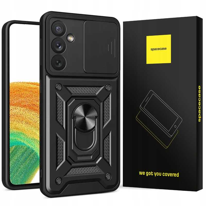 Spacecase Camring Galaxy A34 5G black