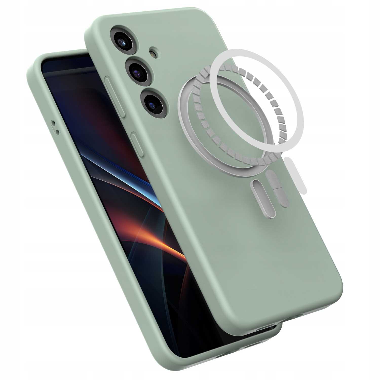 Spacecase Silicone Mag Galaxy S25+ Mint