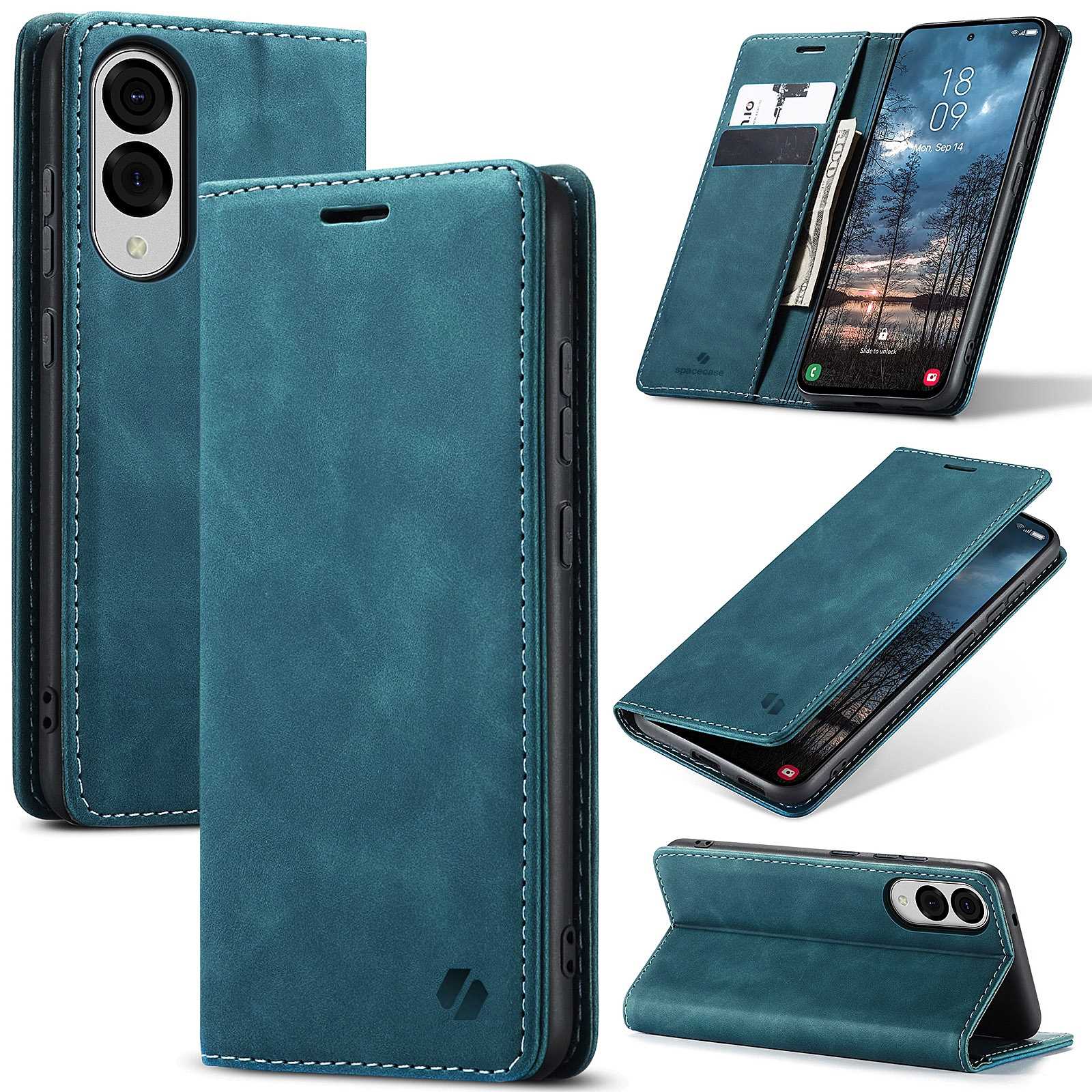 Spacecase Wallet Galaxy S25 Edge blue