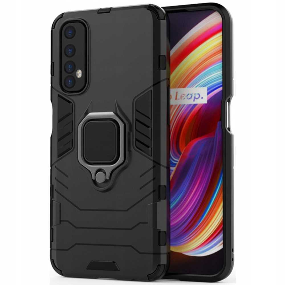 Spacecase X-Ring Realme 7 czarny