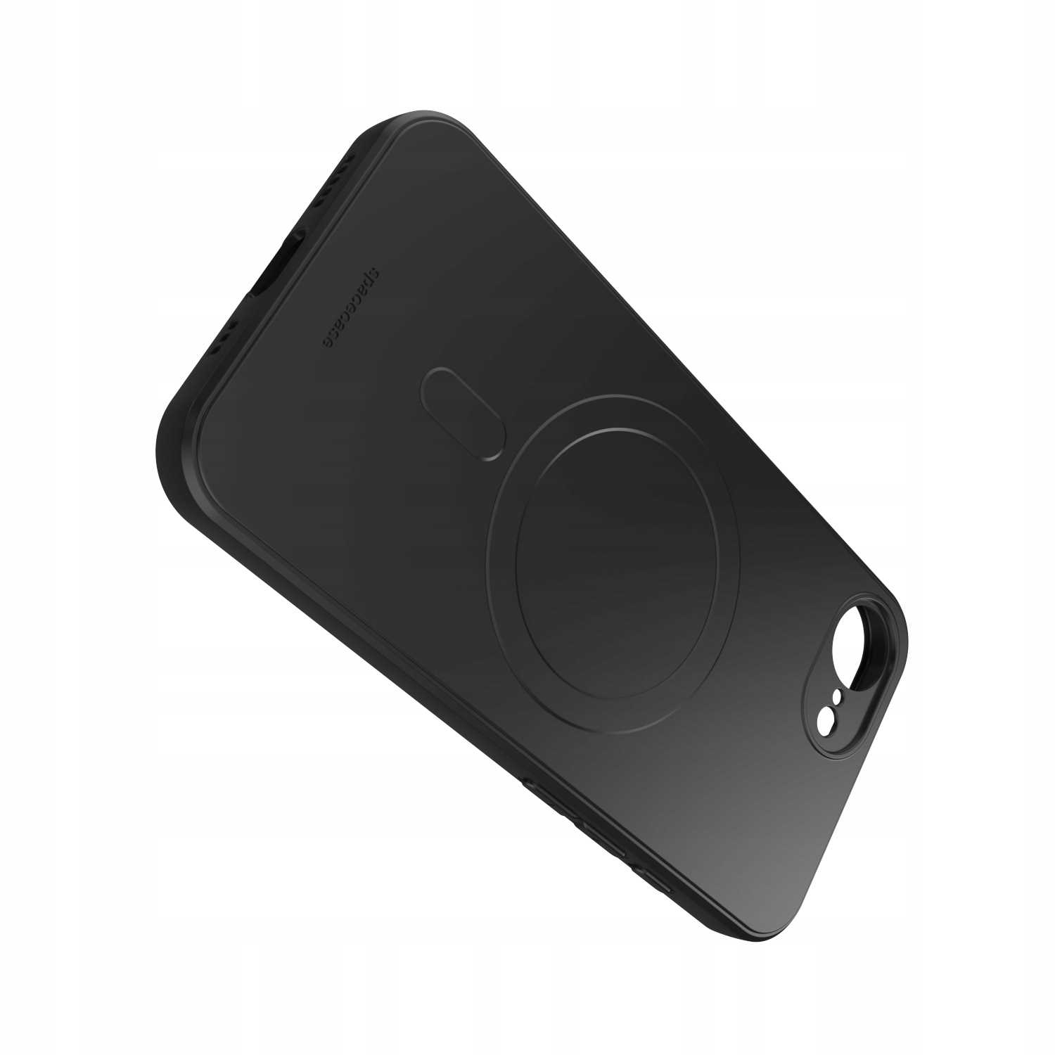 Spacecase Silicone Magnetic Case iPhone 16E black