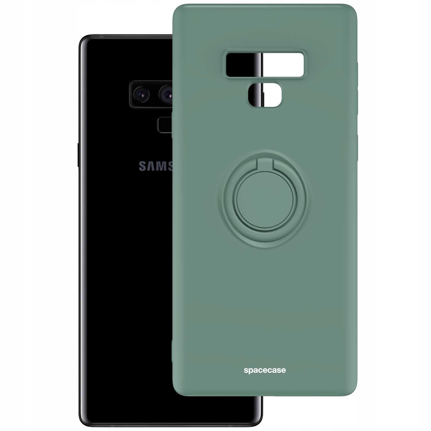 Spacecase Silicone Ring Galaxy Note 9 Dark Green