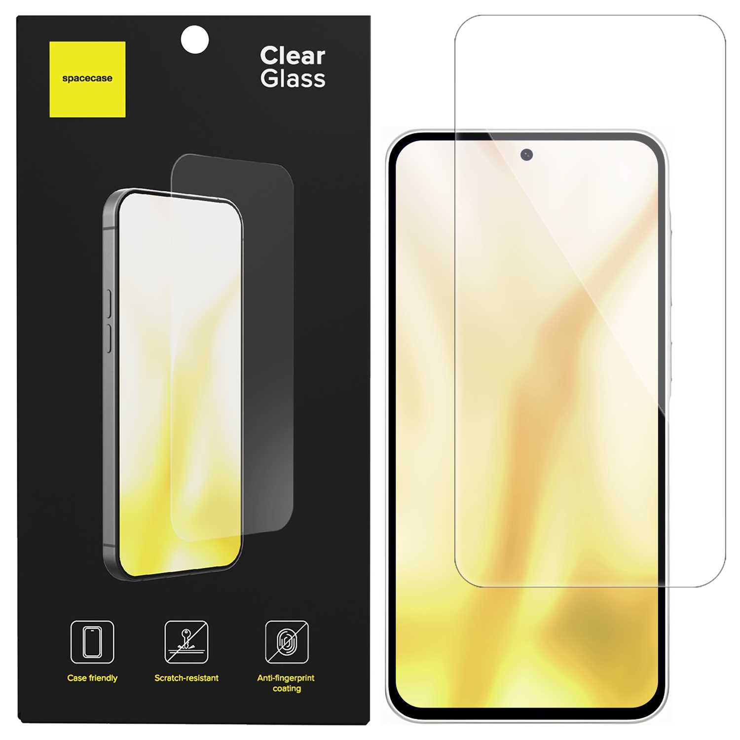 Spacecase Clear Glass 2.5D Galaxy A36 5G