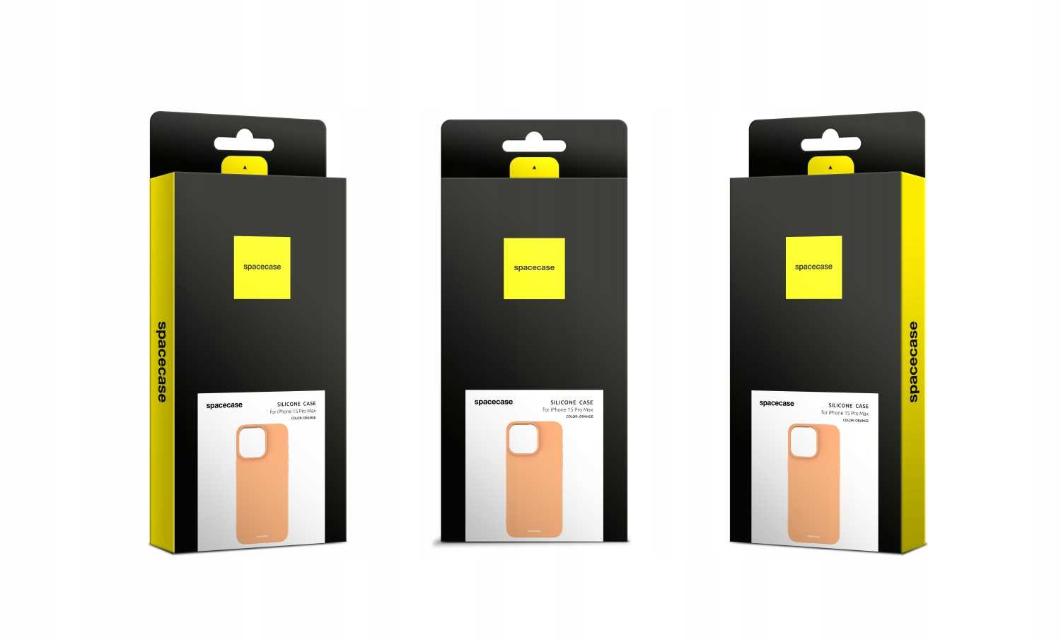 Spacecase Silicone Case Iphone 15 Pro Max Orange