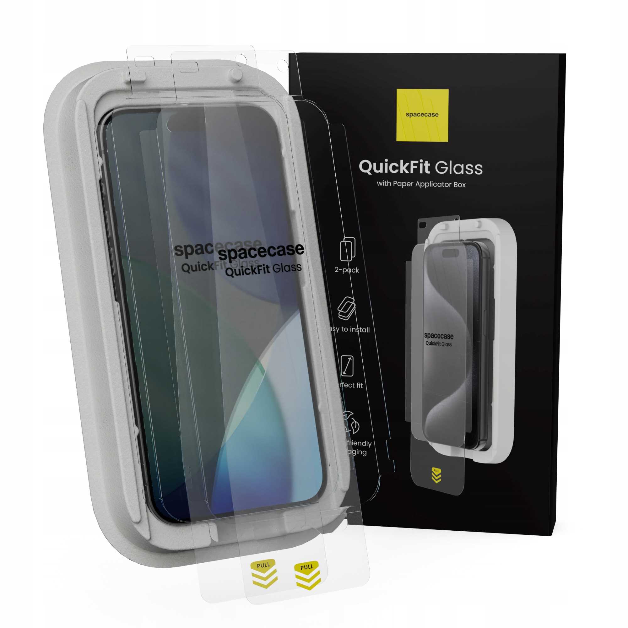 Spacecase QuickFit Glass iPhone 16 Pro Max / 17 Pro Max