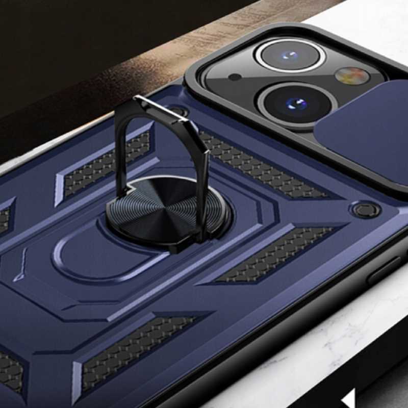 Spacecase Camring iPhone 13 blue