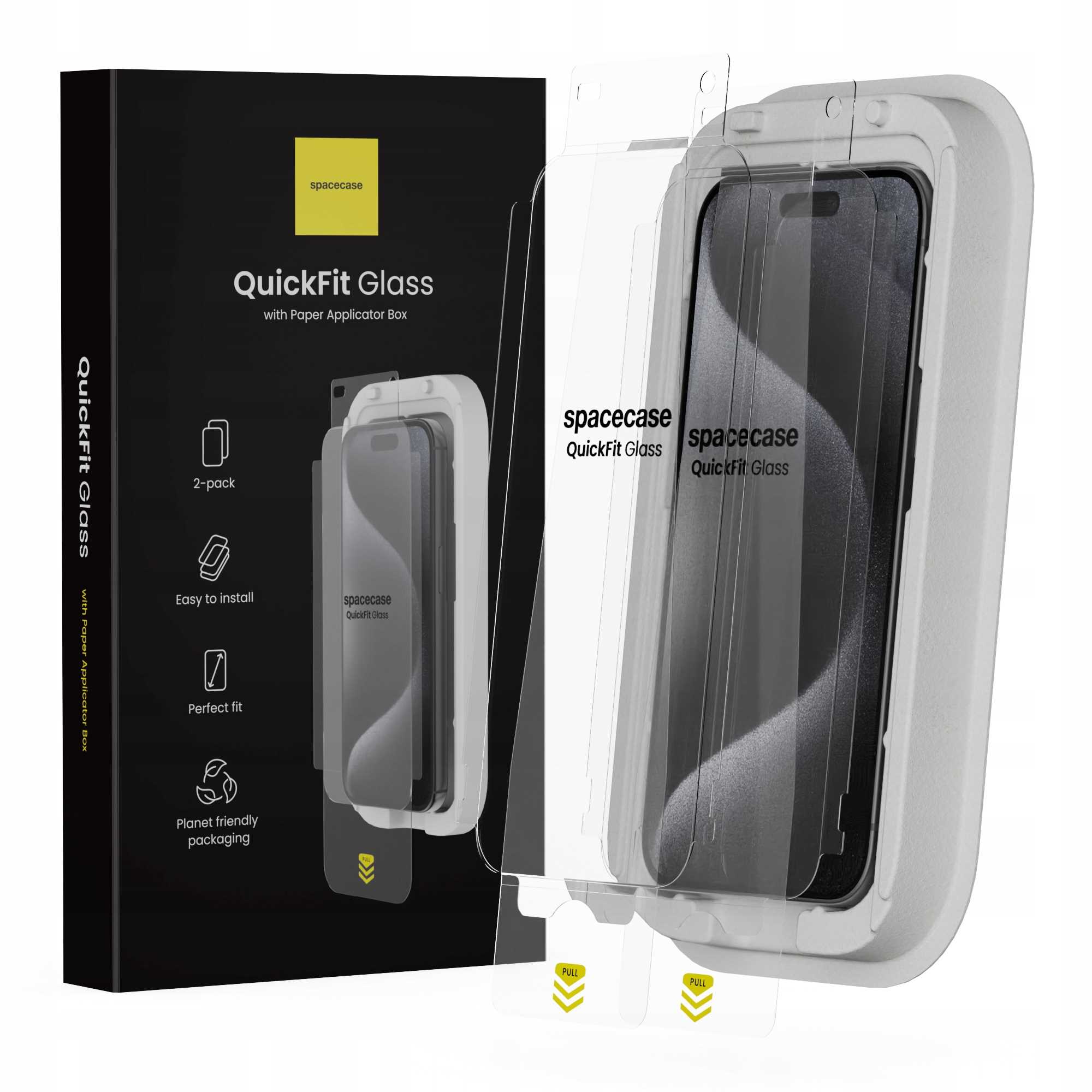 Spacecase QuickFit Glass IPhone 15 Pro Max