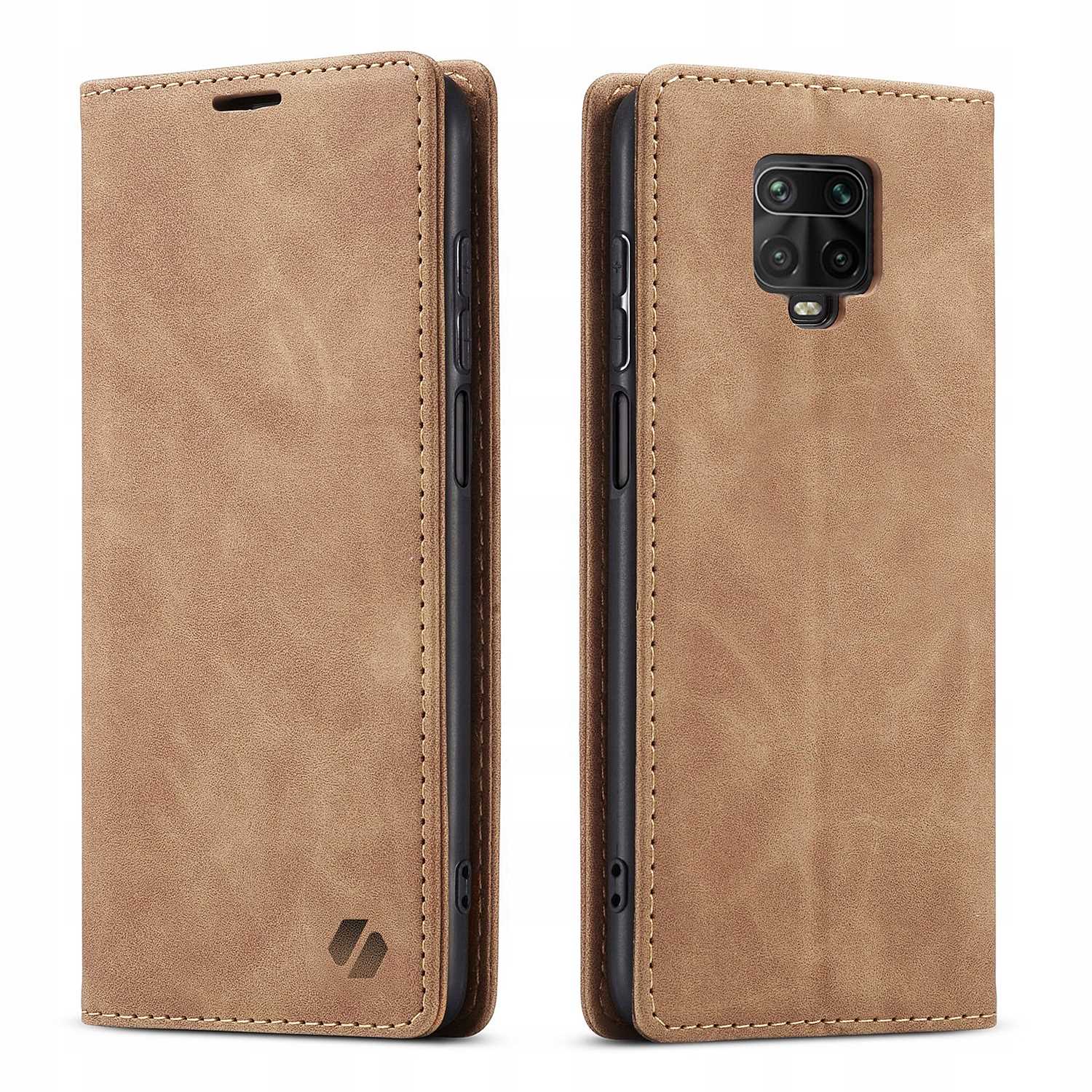 Spacecase Wallet Redmi Note 9S/9 Pro Light Brown