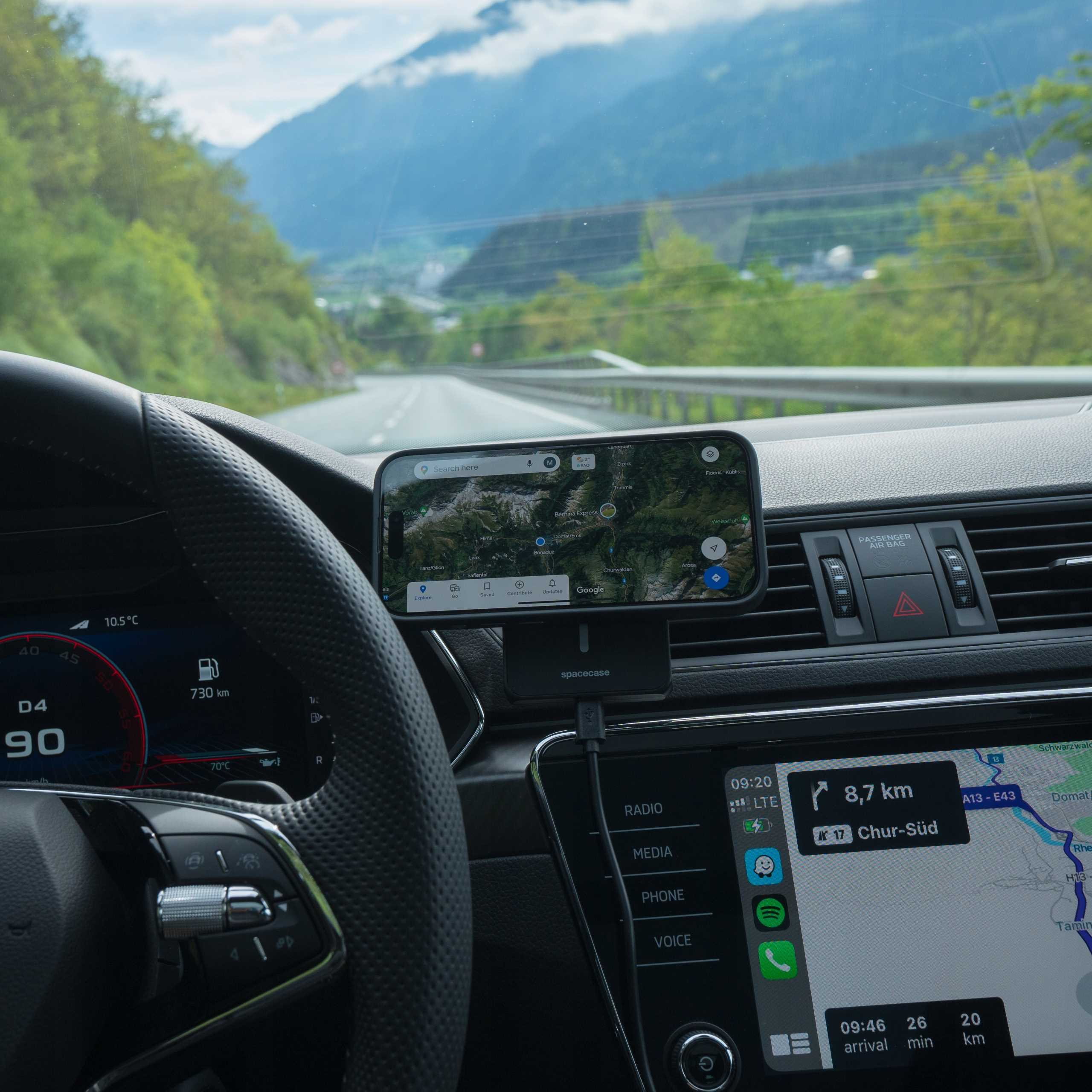 Spacecase Car Holder Magcharge Wm1B Black