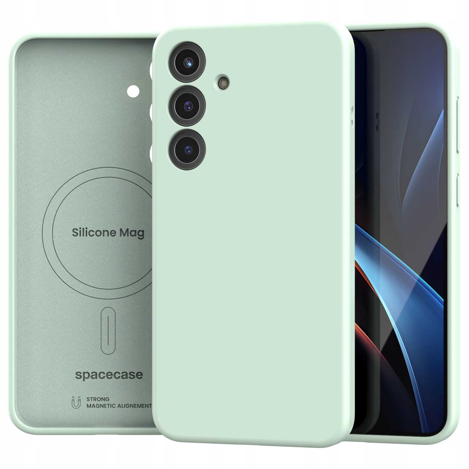 Spacecase Silicone Mag Galaxy S25+ Mint