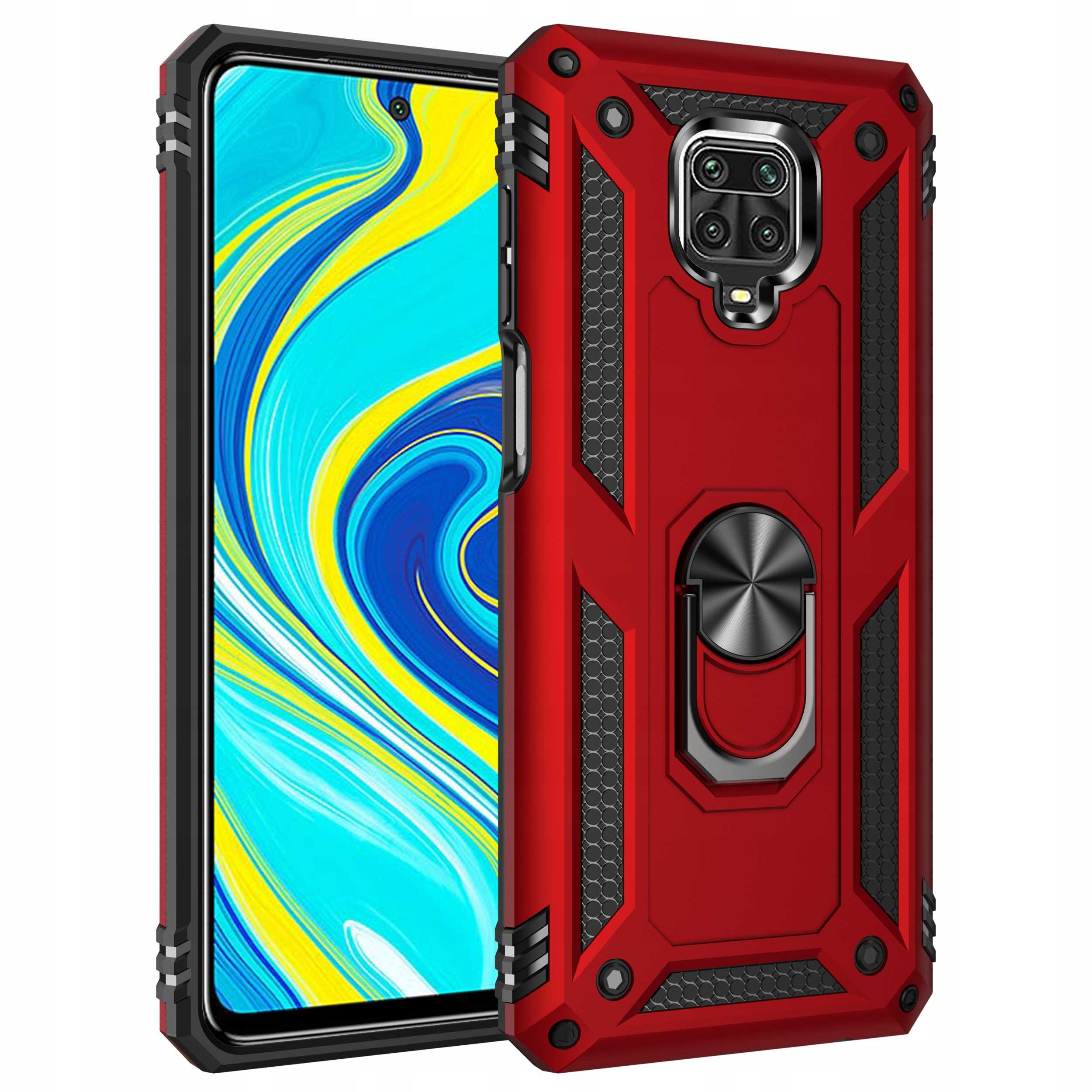 Spacecase Ring Nx Redmi Note 9S/9 Pro Czerwony