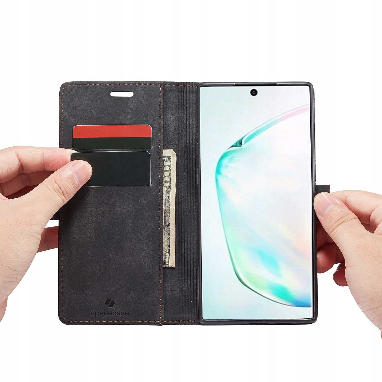 Spacecase Wallet Galaxy Note 10+ black