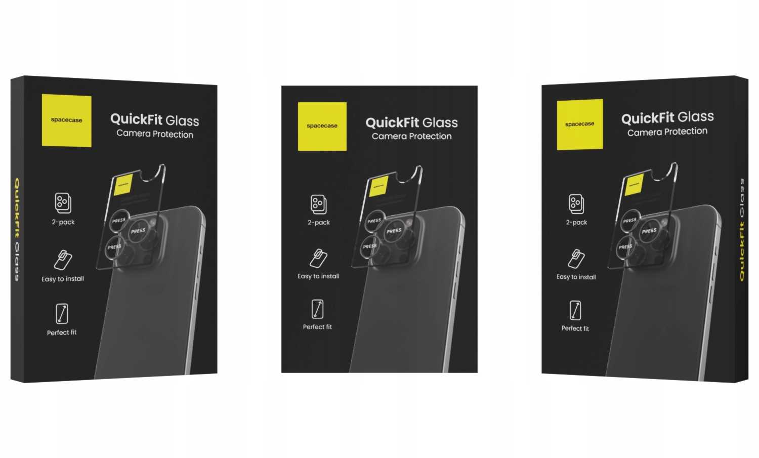 Spacecase QuickFit Camera iPhone 14 Pro/14 Pro Max black