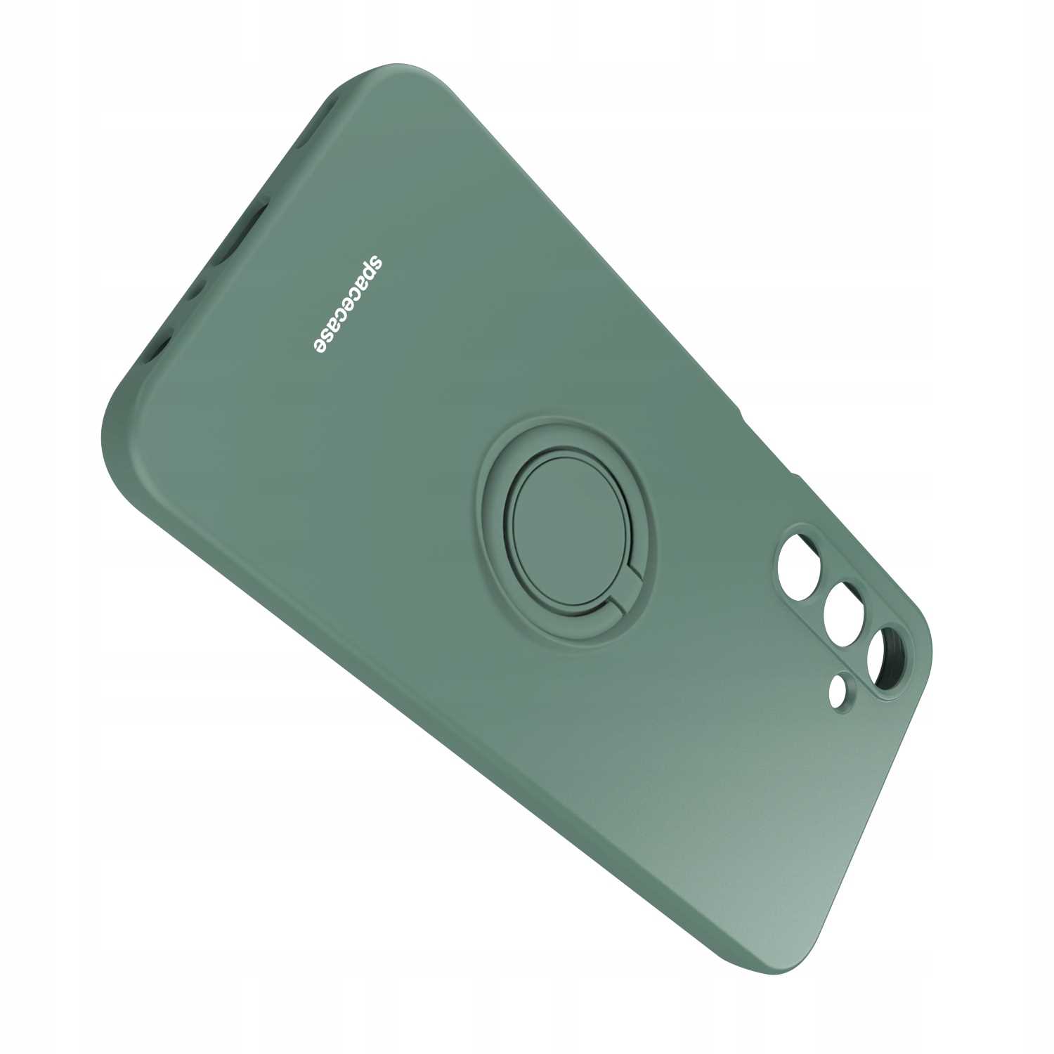 Spacecase Silicone Ring Galaxy A25 5G Dark Green