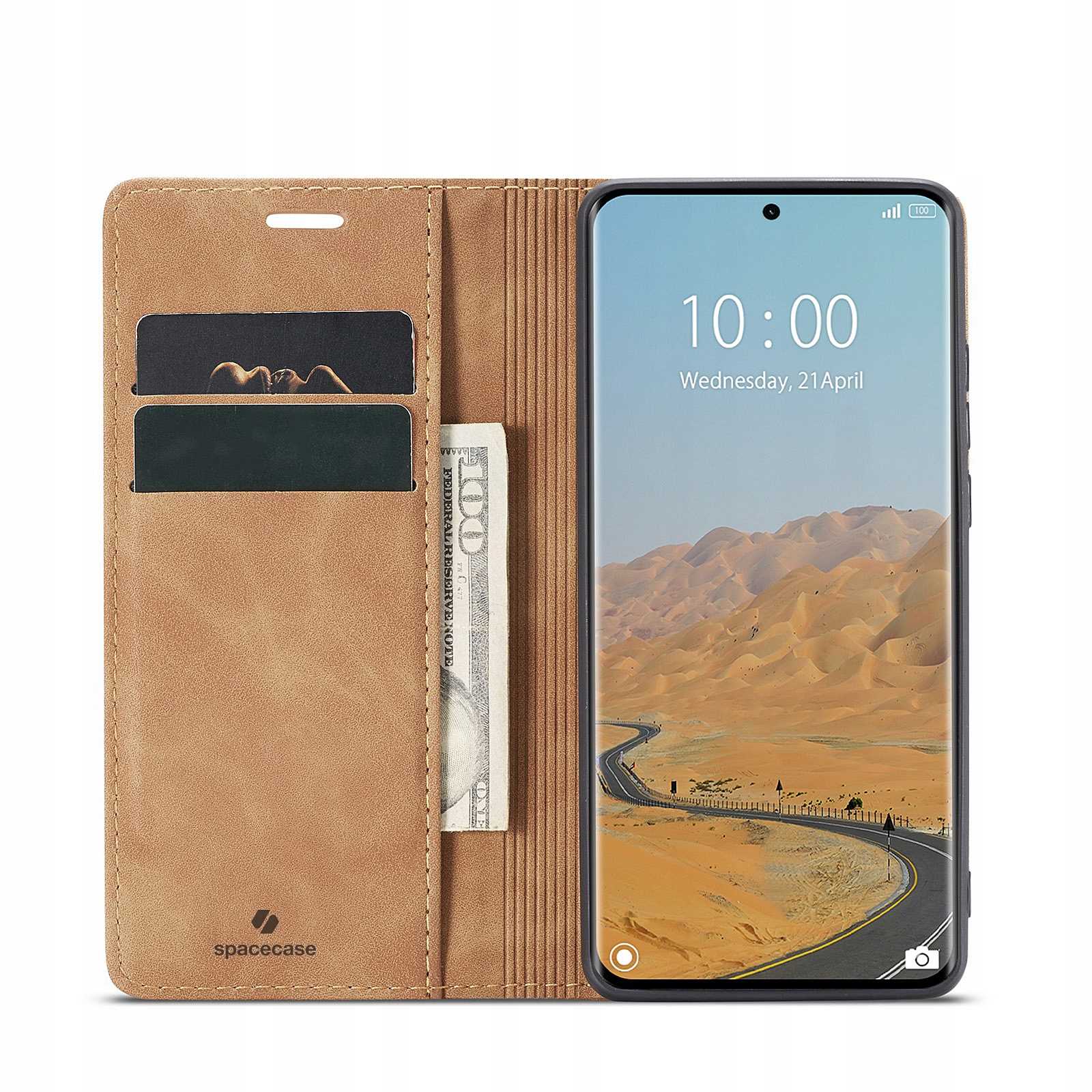 Spacecase Wallet Poco X7/RM Note 14 Pro/Pro+ 5G brown