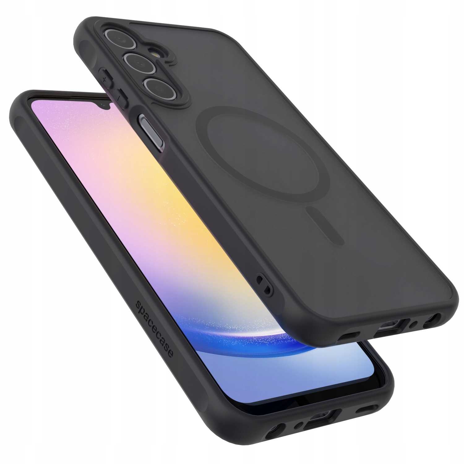 Spacecase Hybrid Mag Galaxy A25 5G black
