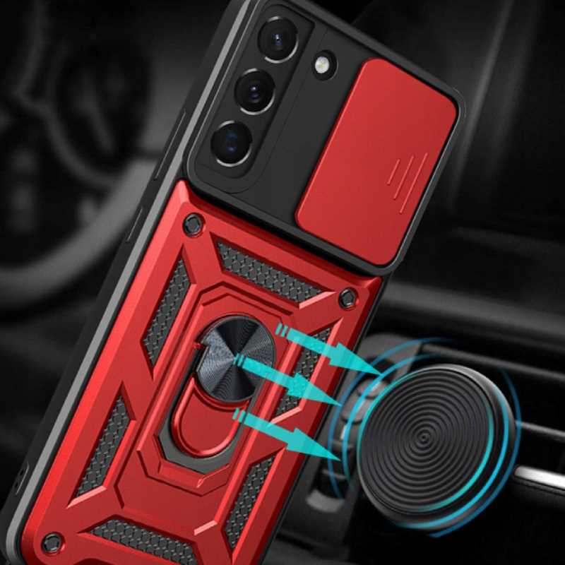 Spacecase Camring Galaxy S22+ red