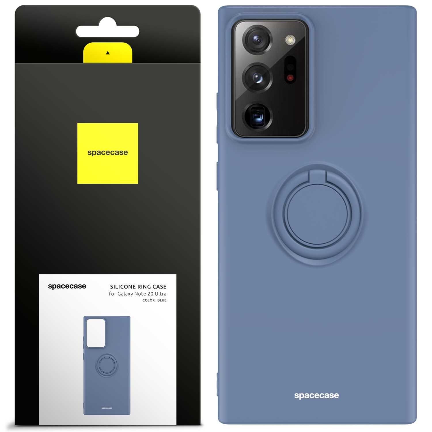 Spacecase Silicone Ring Galaxy Note 20 Ultra blue