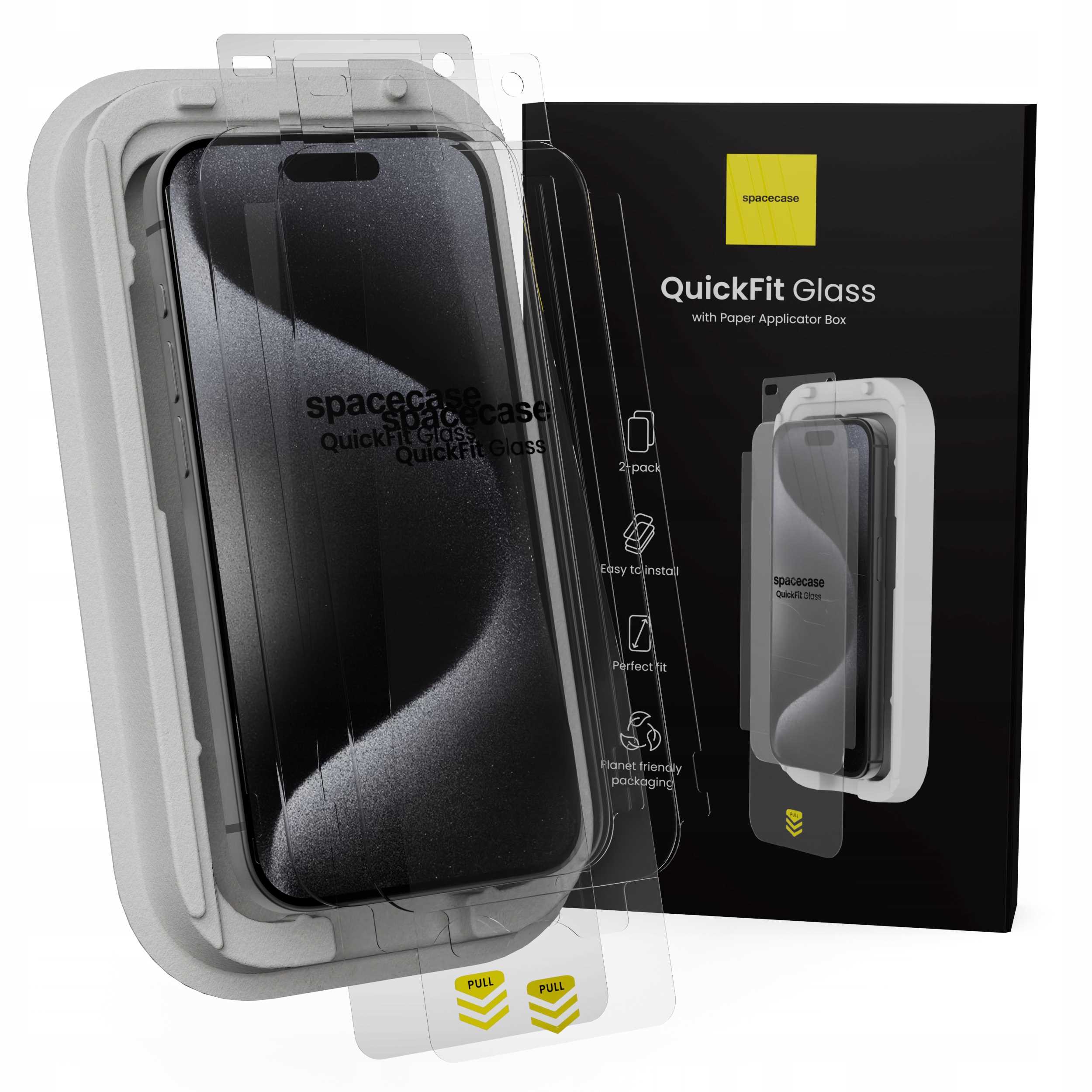 Spacecase QuickFit Glass IPhone 15 Pro