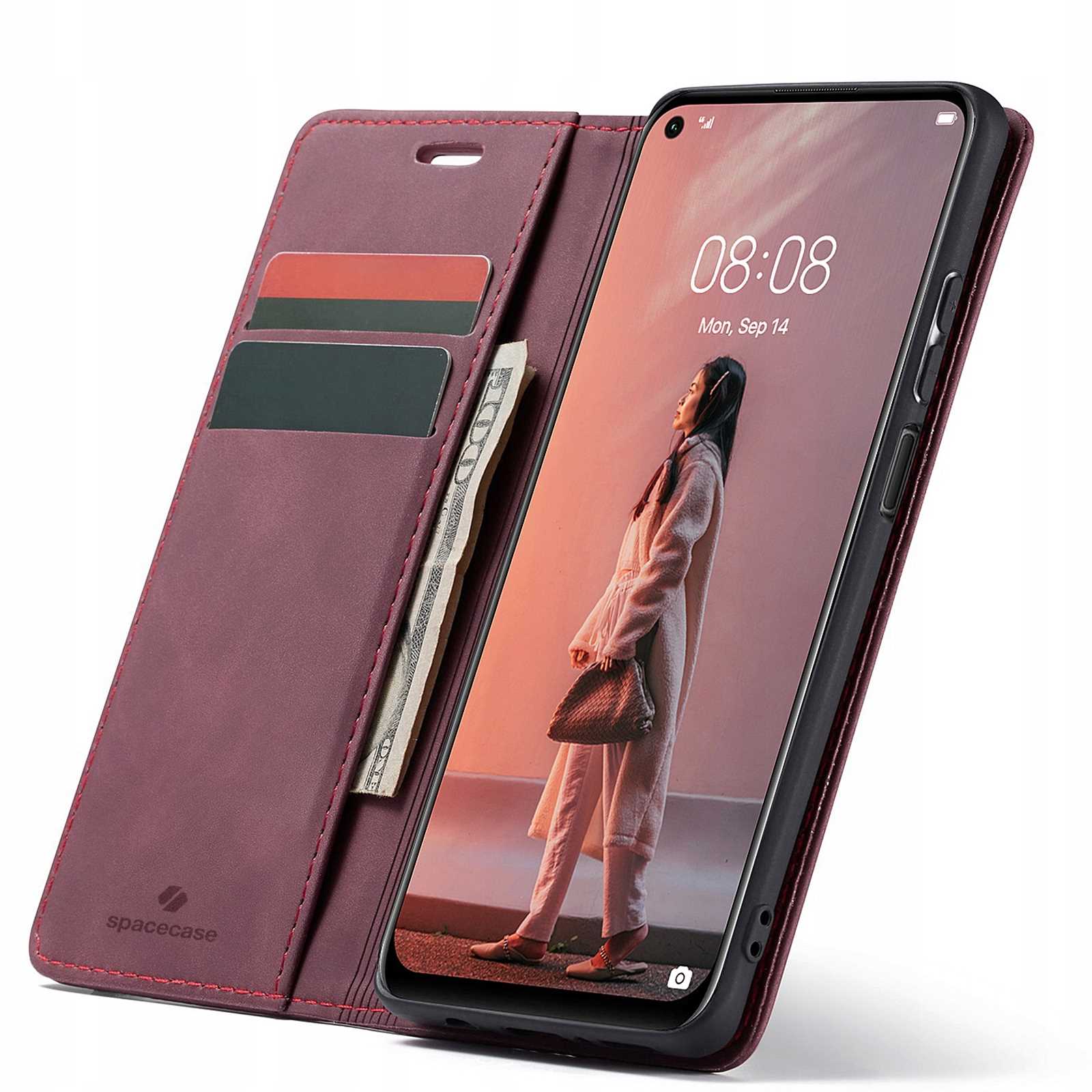 Spacecase Wallet Huawei P40 Lite Red