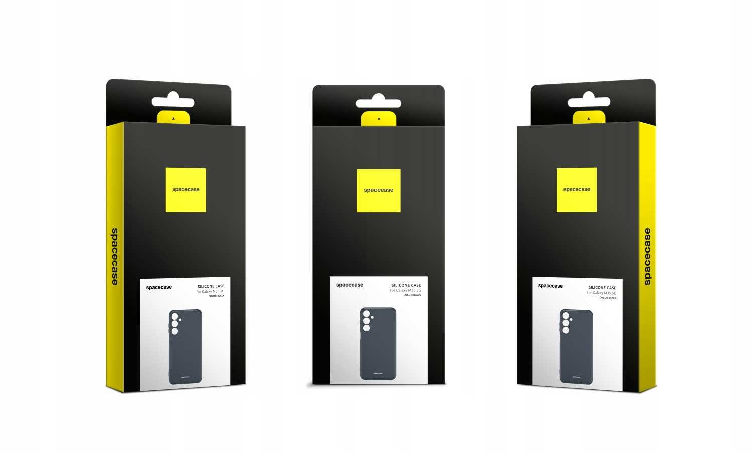 Spacecase Silicone Case Galaxy M35 5G Black