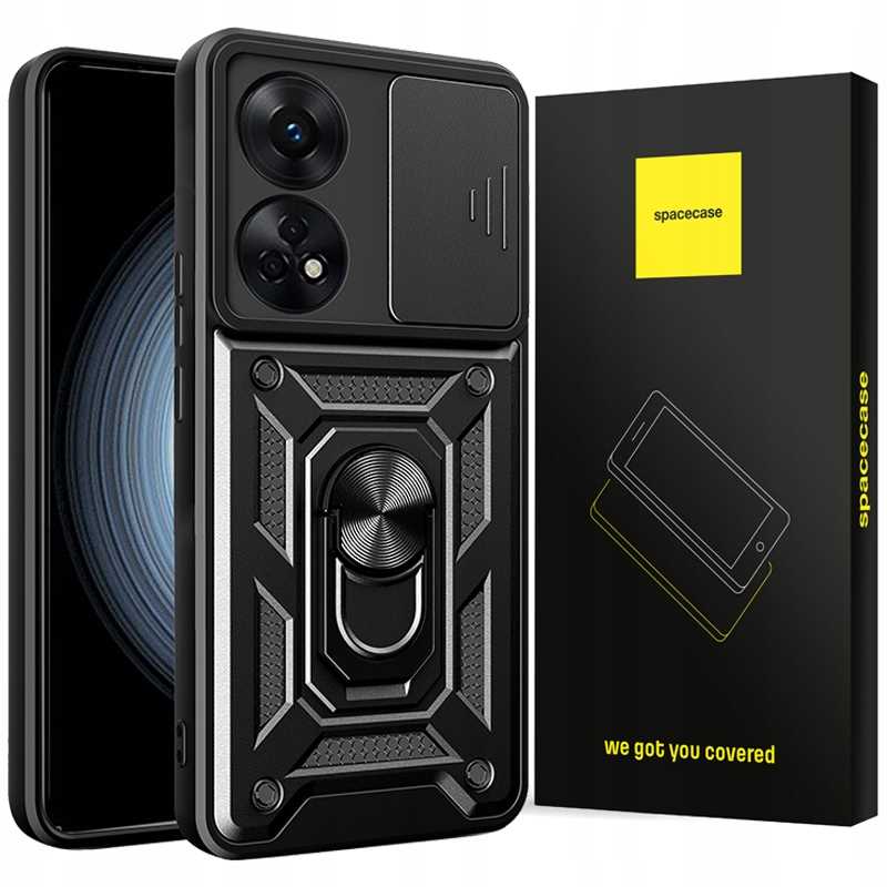 Spacecase Camring Oppo Reno 8T black