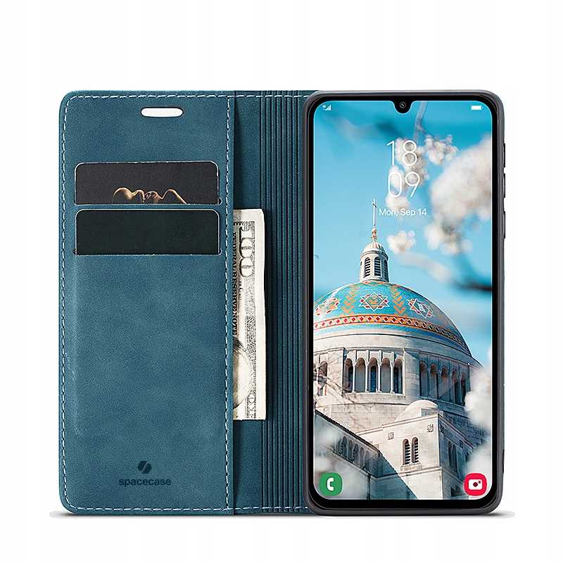 Spacecase Wallet Galaxy A35 5G blue