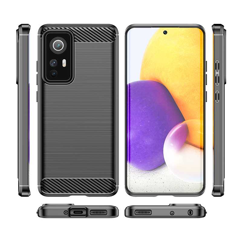 Spacecase Carbon Xiaomi 12/12X czarny