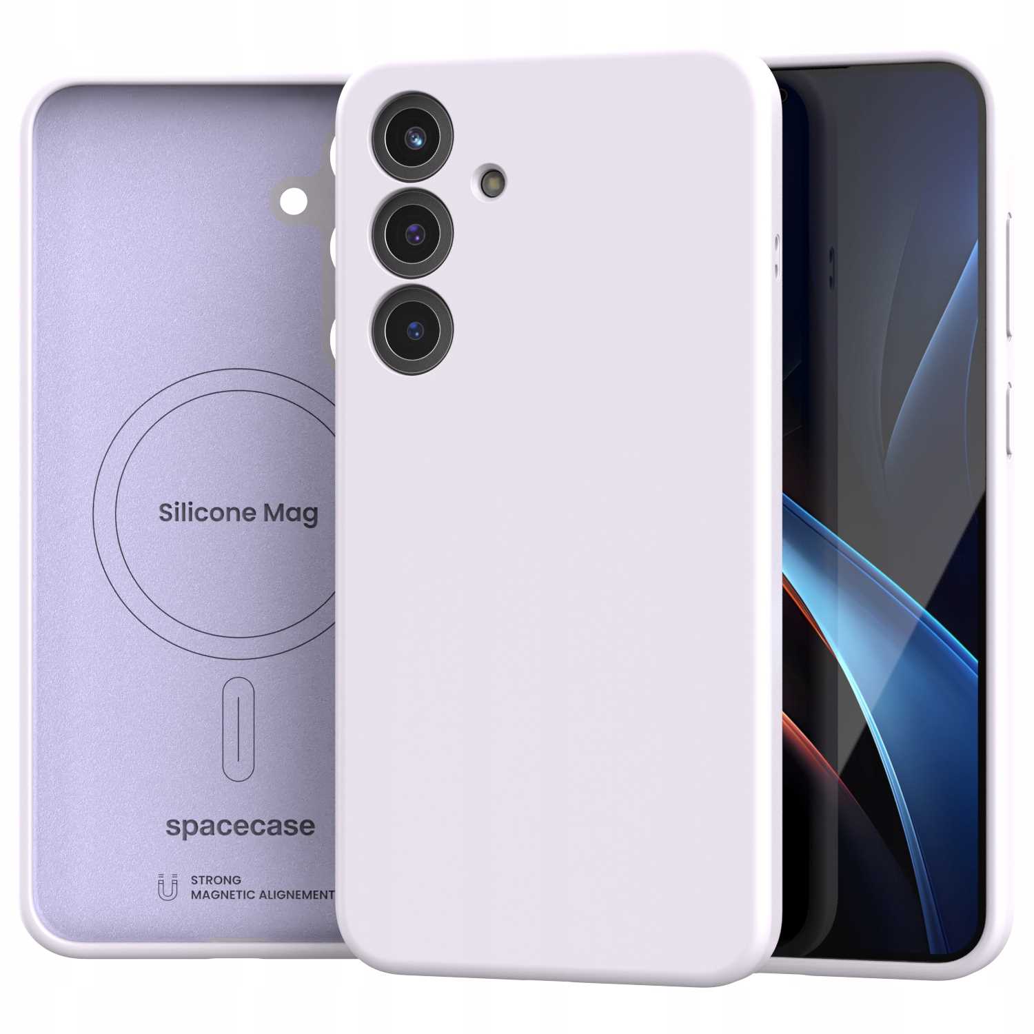 Spacecase Silicone Mag Galaxy S25+ Light Purple