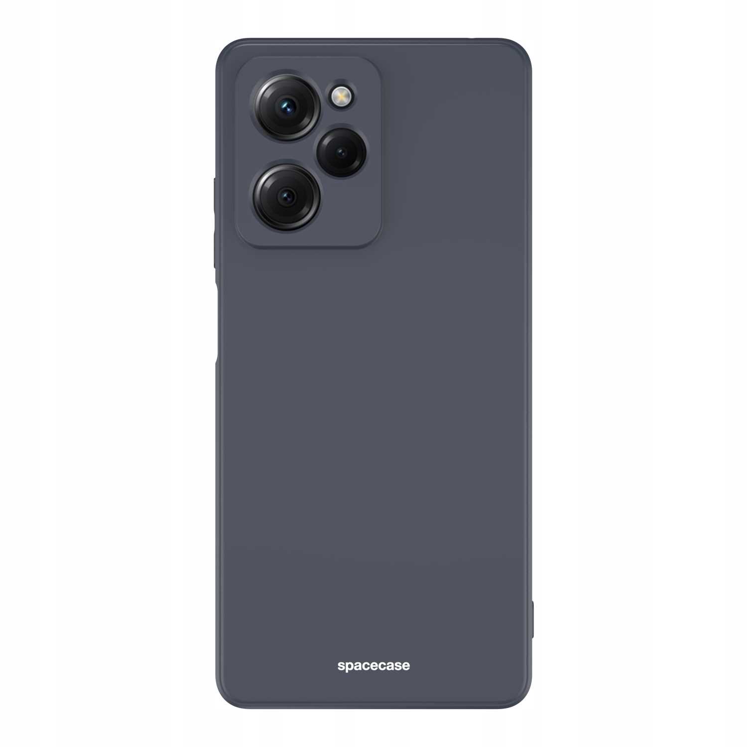 Spacecase Silicone Case Poco X5 Pro 5G black